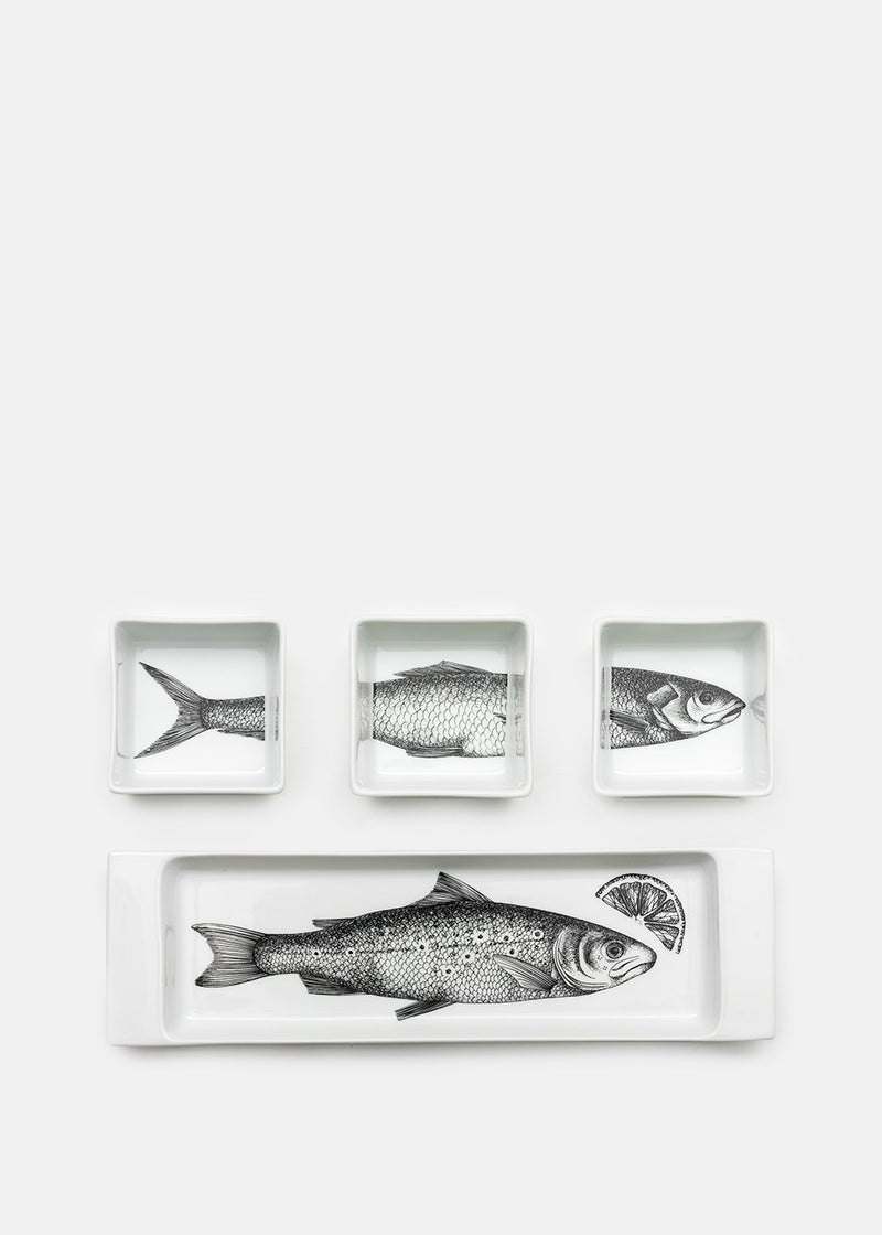Fornasetti Pesci Appetizer Dishes - NOBLEMARS