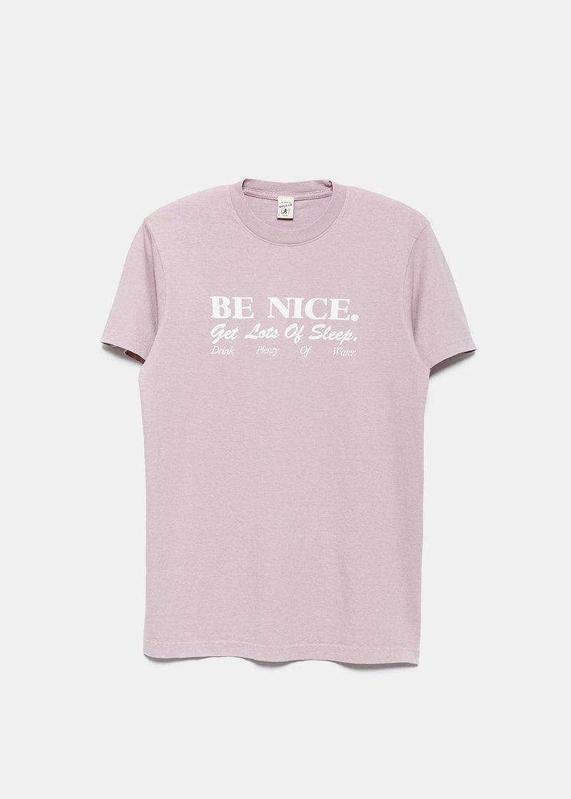 SPORTY & RICH Fondant Be Nice T-Shirt - NOBLEMARS