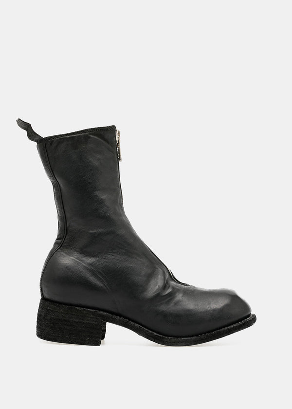 Guidi Black PL2 Front Zip Boots - NOBLEMARS
