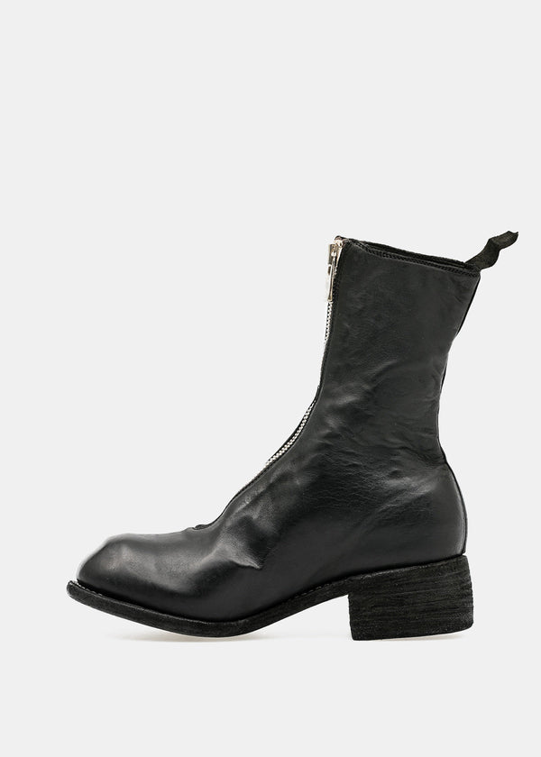 Guidi Black PL2 Front Zip Boots - NOBLEMARS