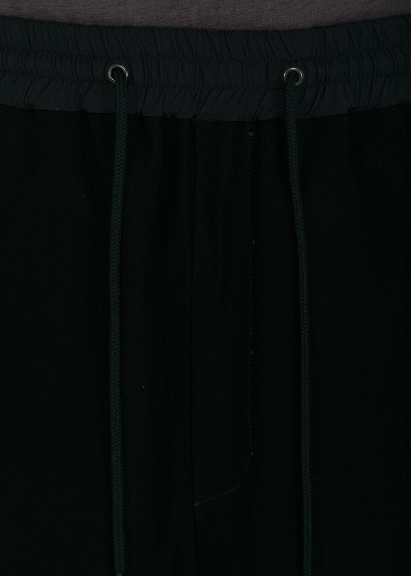 Devoa Black Cropped Pants - NOBLEMARS