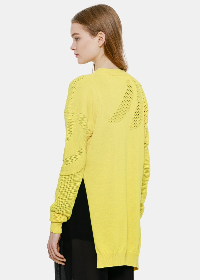 Sonia Rykiel Yellow Strawberry Sweater - NOBLEMARS
