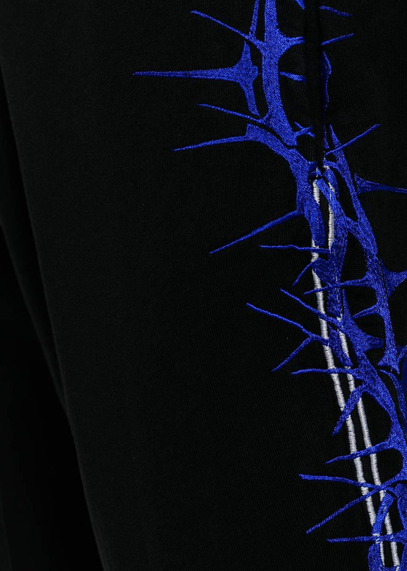 Haider Ackermann Black Embroidered Sweatpants - NOBLEMARS
