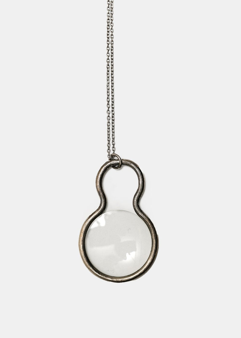 Devoa Silver Loupe Necklace - NOBLEMARS