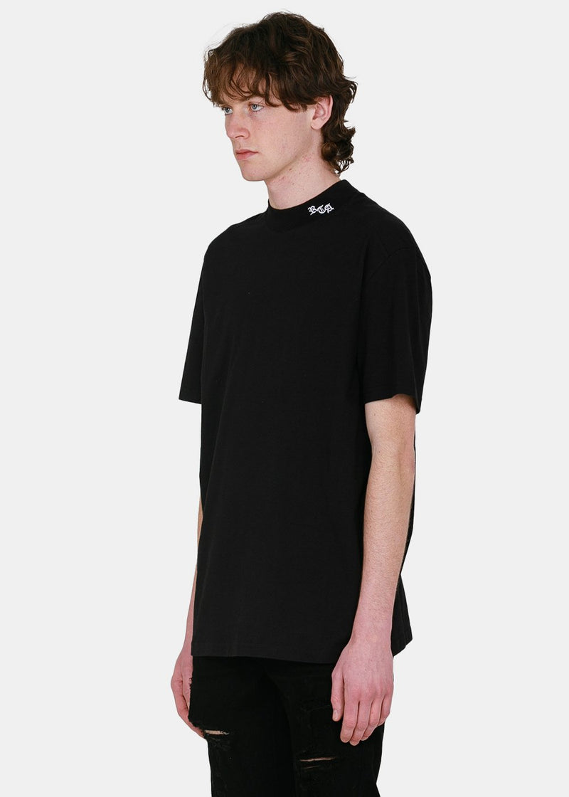 RtA Black Milo Logo T-Shirt - NOBLEMARS