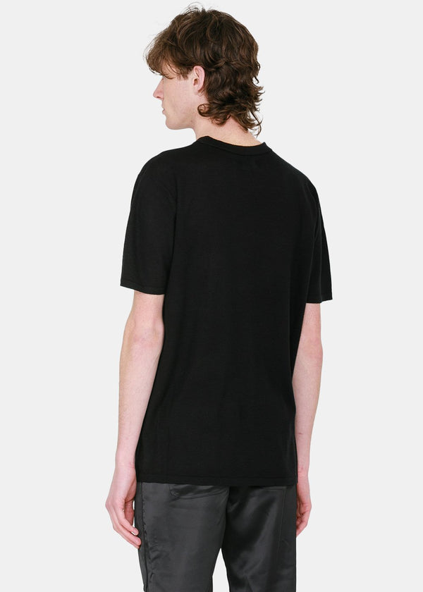 RtA Black Pablo Cashmere T-Shirt - NOBLEMARS