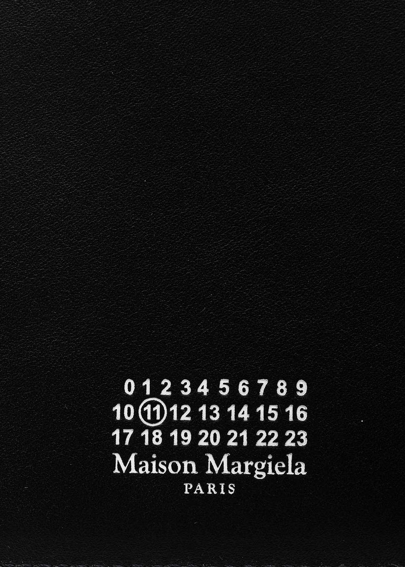Maison Margiela Black Leather Phone Neck Pouch - NOBLEMARS