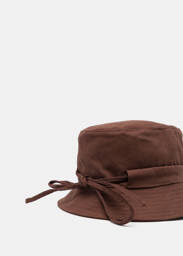Jacquemus Brown 'Le Bob Gadjo' Bucket Hat