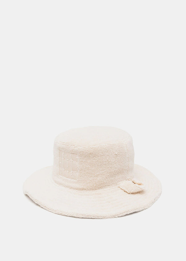 Jacquemus Beige 'Le Bob Banho' Bucket Hat - NOBLEMARS