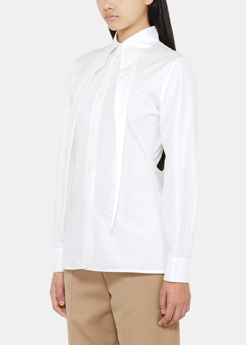 Kimhēkim White Neo Elf Collar Shirt - NOBLEMARS
