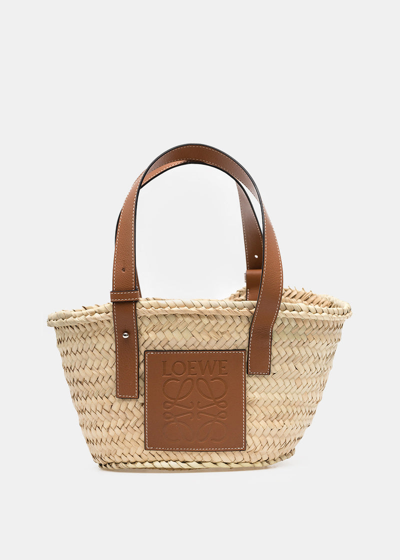 Loewe Natural & Tan Small Basket Bag - NOBLEMARS