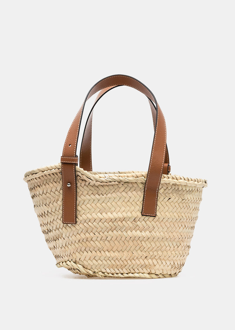 Loewe Natural & Tan Small Basket Bag - NOBLEMARS