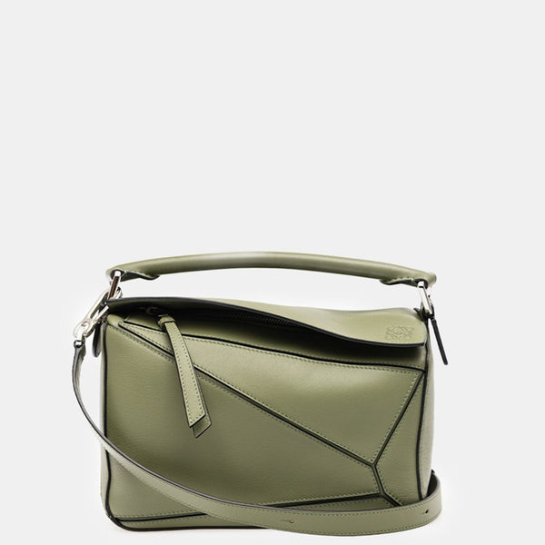 Loewe Small Postal Bag w/ Strap - Green Shoulder Bags, Handbags