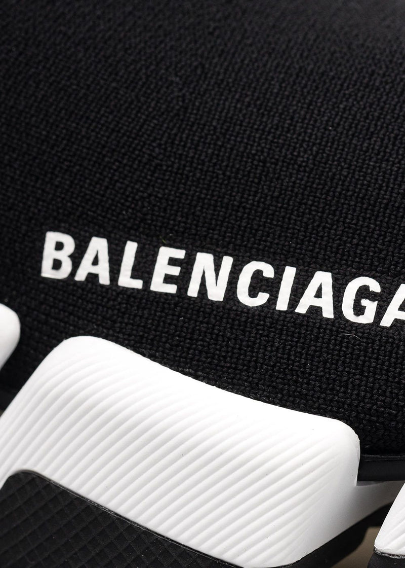 Balenciaga Black Asymmetric Speed 2.0 Trainers - NOBLEMARS