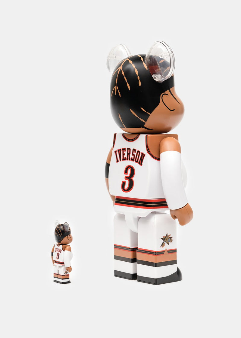 Medicom Toy Be@rbrick Allen Iverson - 100% & 400% Set - NOBLEMARS