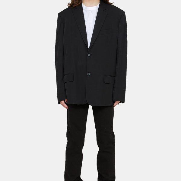 Balenciaga Black Washed Blazer - NOBLEMARS