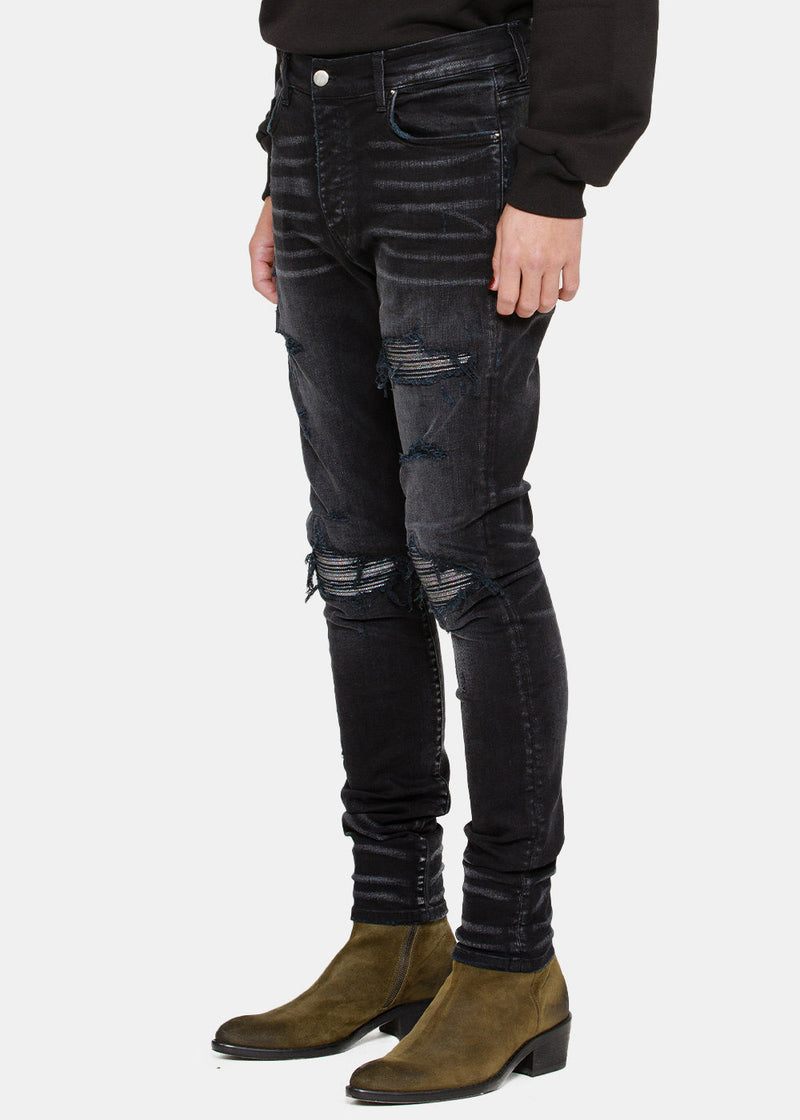 AMIRI Aged Black MX1 Iridescent Jeans
