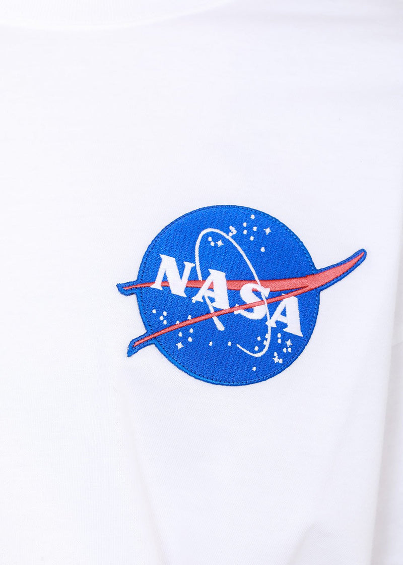 Balenciaga White Space Embroidery Patch T-Shirt - NOBLEMARS