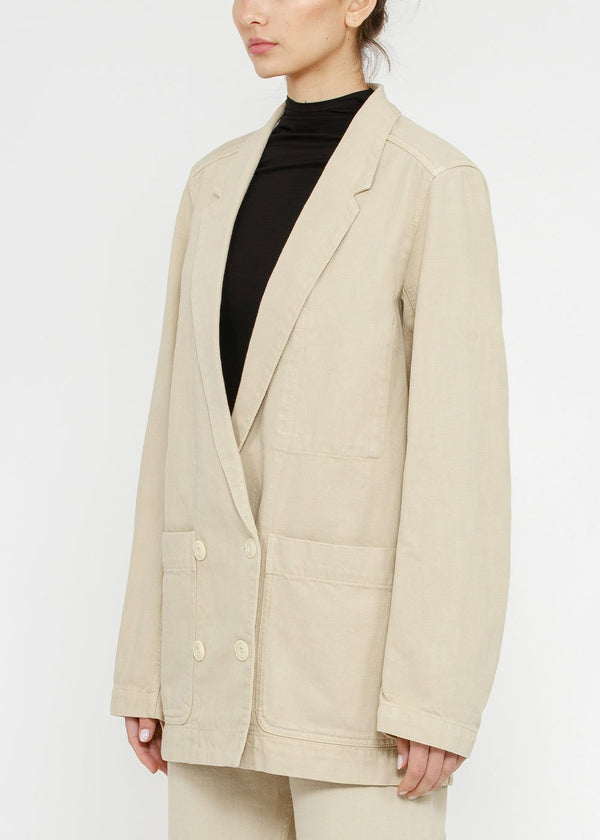 Lemaire Cotton Double-Breasted Blazer - NOBLEMARS