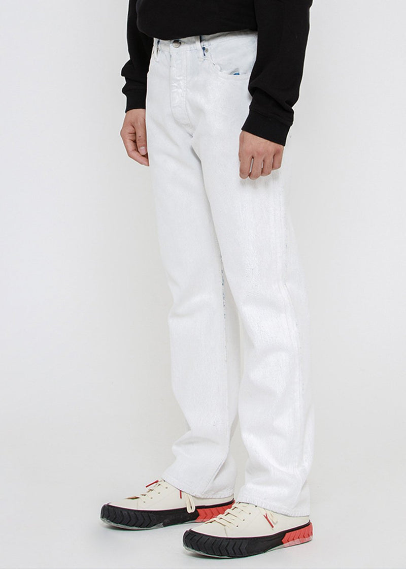 激安ファッション Maison Margiela White Cotton Jeans 20SS | www ...