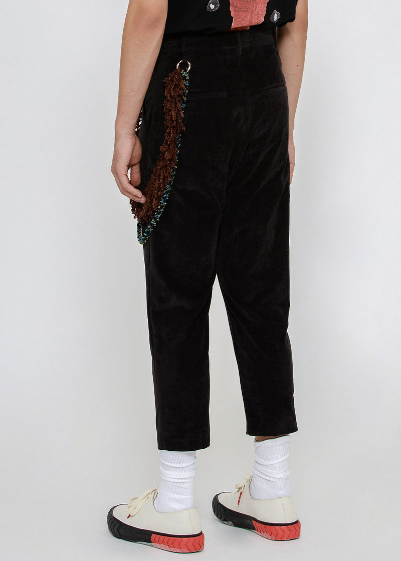 Song for the Mute Pleated Tassels Tapered Pants - NOBLEMARS