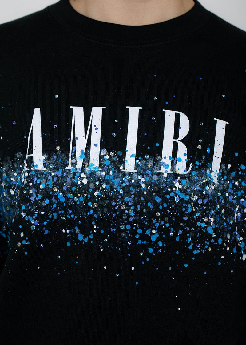 AMIRI Crystal Splash Logo Sweatshirt - NOBLEMARS
