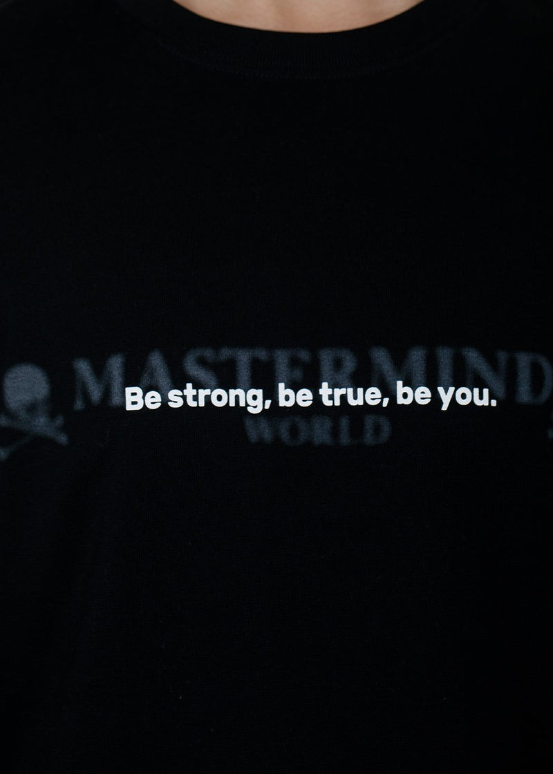 mastermind WORLD 'Be Strong' Logo Print T-Shirt - NOBLEMARS