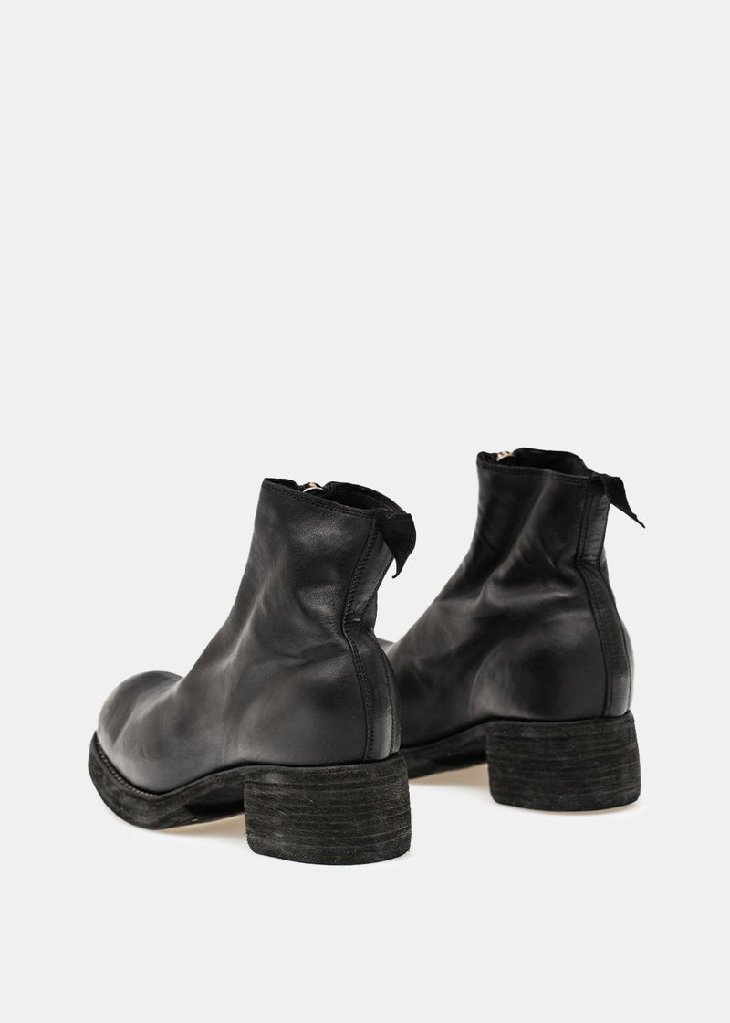Guidi Black PL1WZ Front Zip Boots - NOBLEMARS