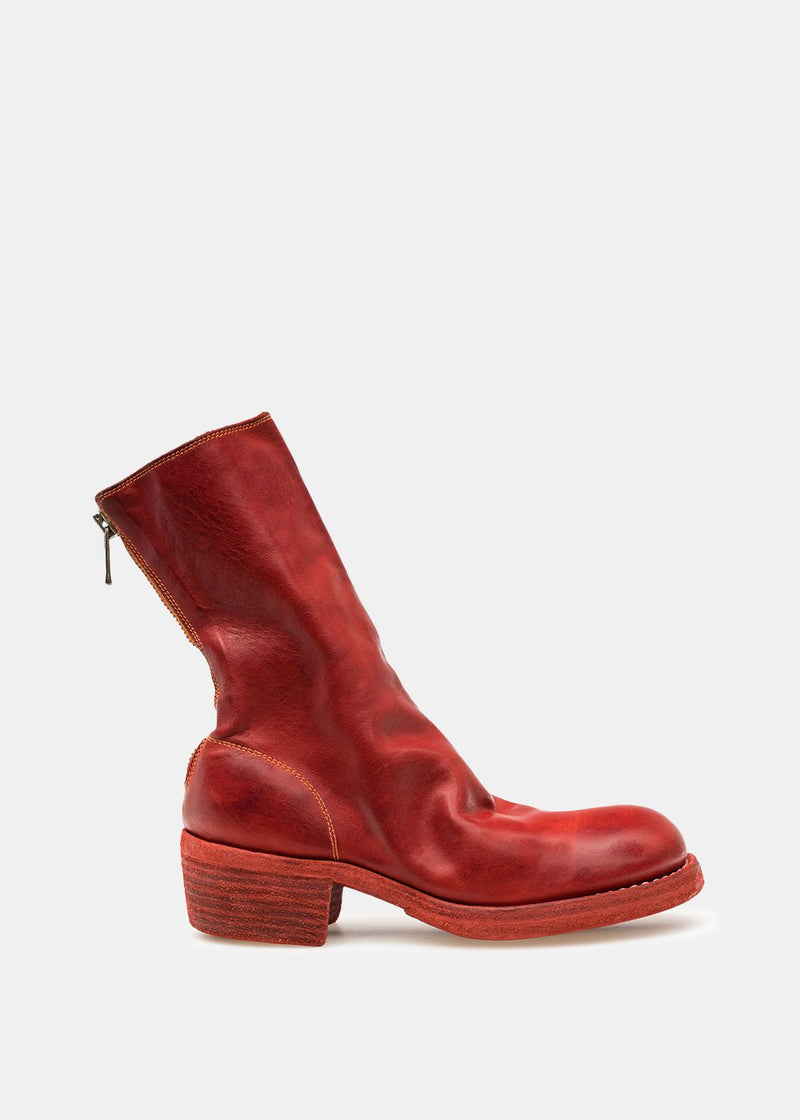Guidi Red 788Z Back Zip Boots - NOBLEMARS