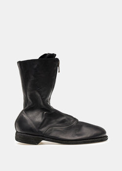 Guidi Black 310 Front Zip Army Boots - NOBLEMARS