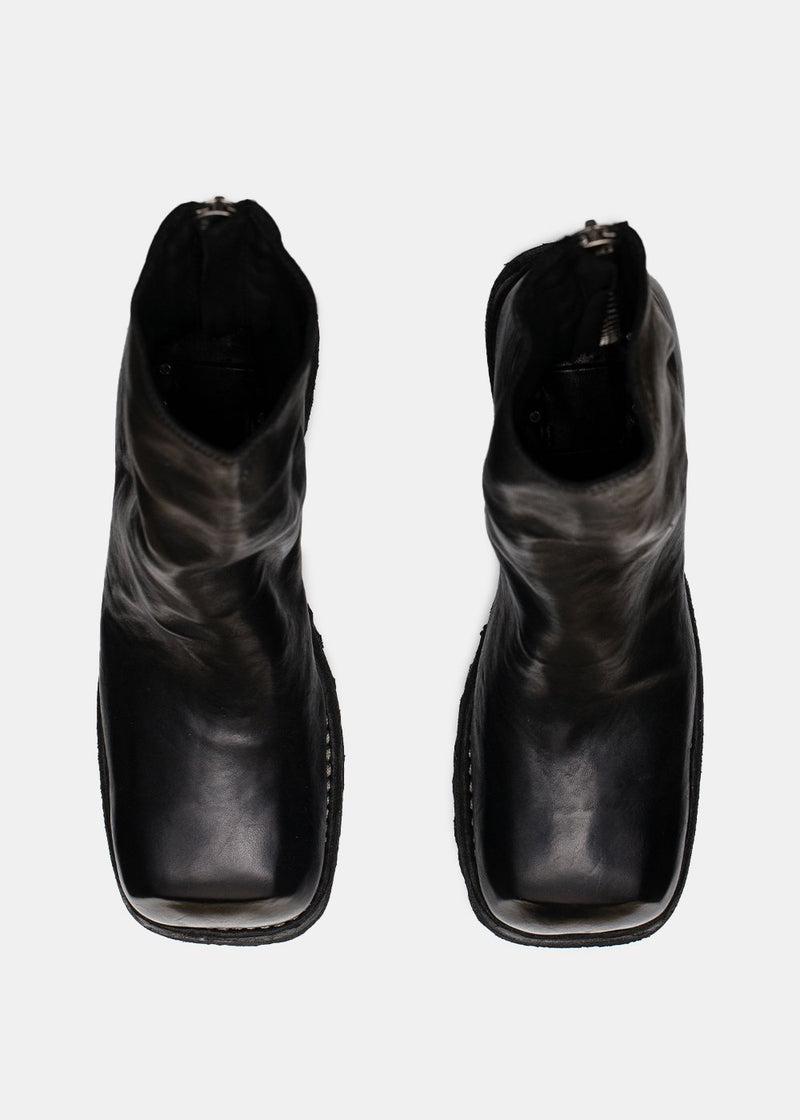Guidi Black 9086V Back Zip Boots - NOBLEMARS