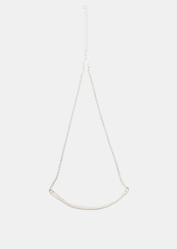 Detaj Curved Pendant Necklace - NOBLEMARS