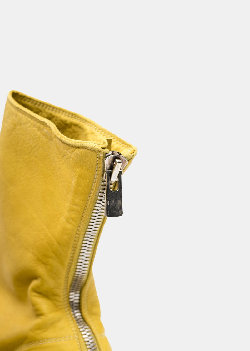 Guidi Yellow 788Z Back Zip Boots - NOBLEMARS