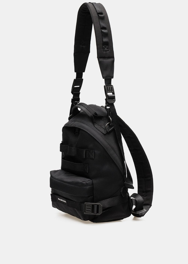 Balenciaga Black S Army Mult Backpack - NOBLEMARS