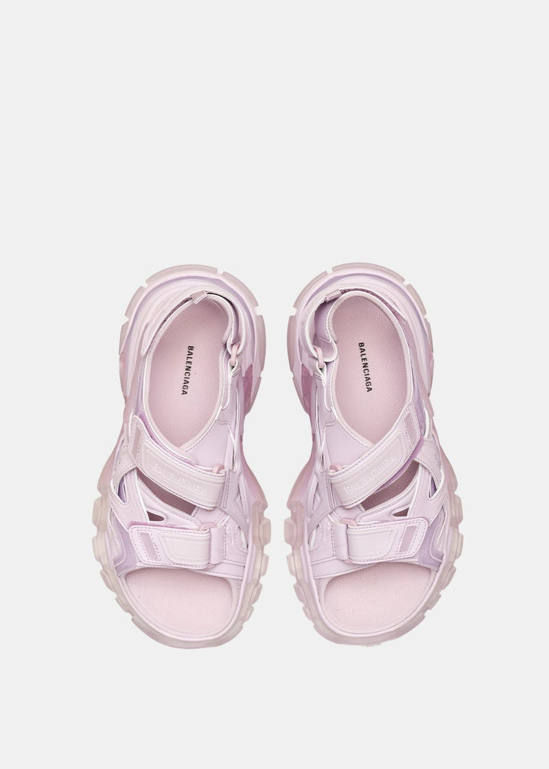 Balenciaga Lilac Track Sandals - NOBLEMARS