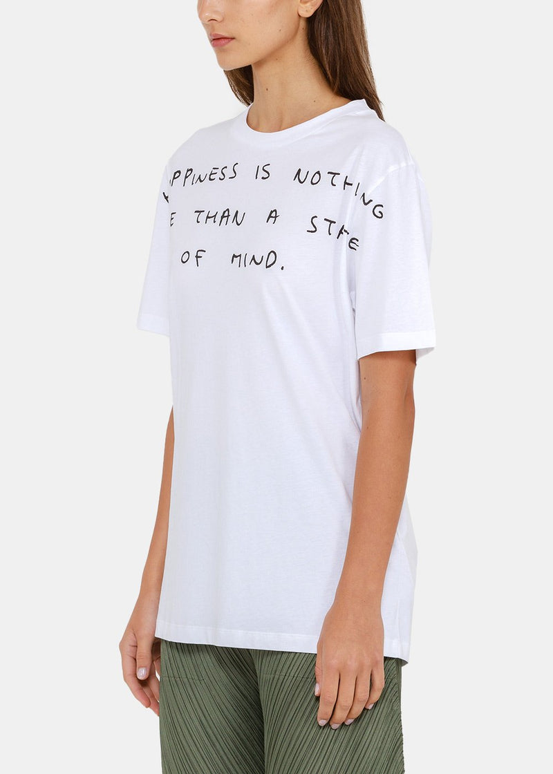 Loewe White Words Print T-Shirt - NOBLEMARS