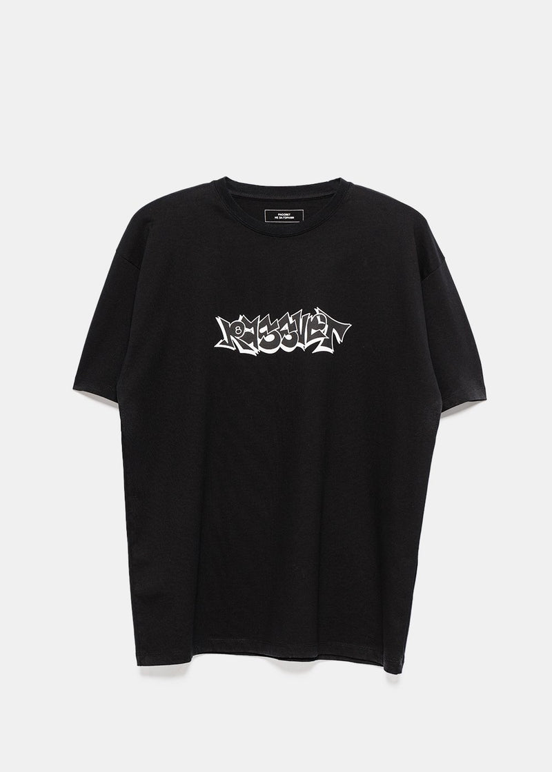 Rassvet Black Logo Print T-Shirt - NOBLEMARS