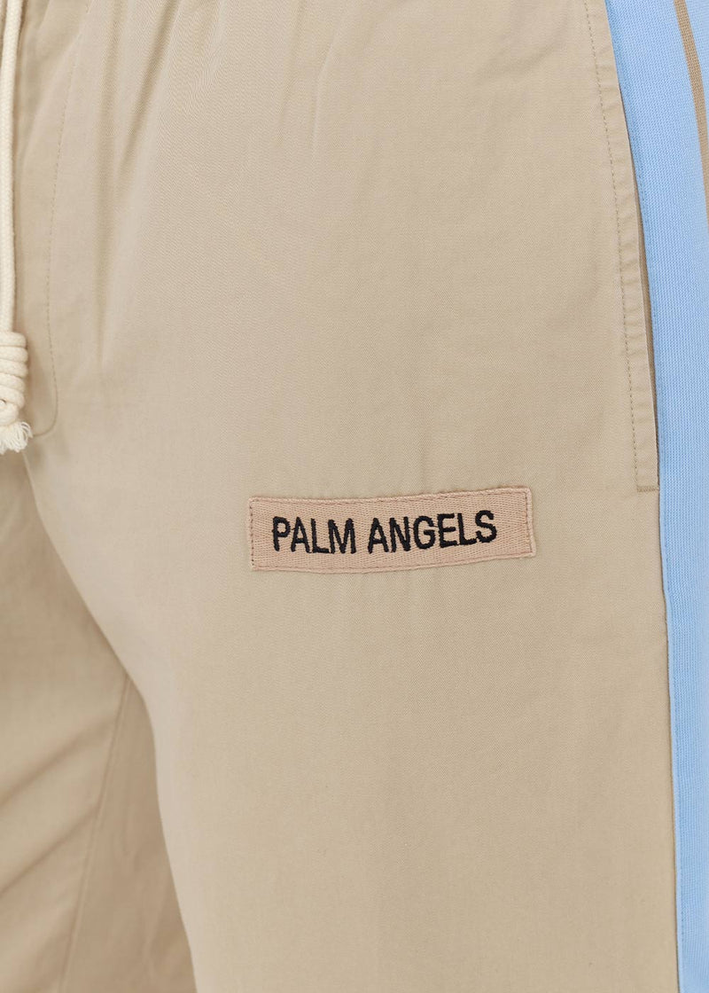 Palm Angels Beige Side Tape Pants - NOBLEMARS