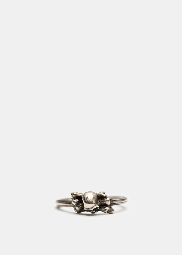 Werkstatt:München Silver Skull Symbol Ring - NOBLEMARS