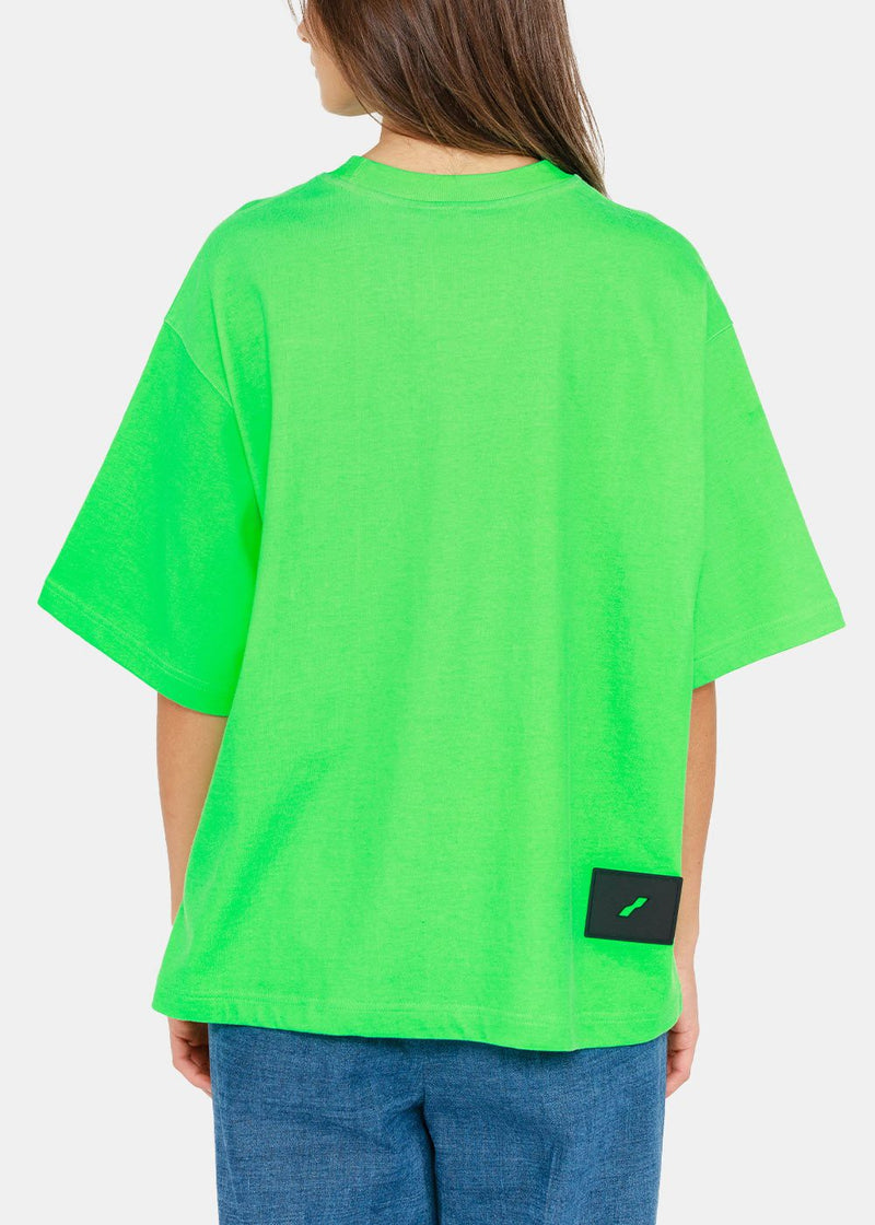 We11done Green Homesick Logo Print T-Shirt - NOBLEMARS