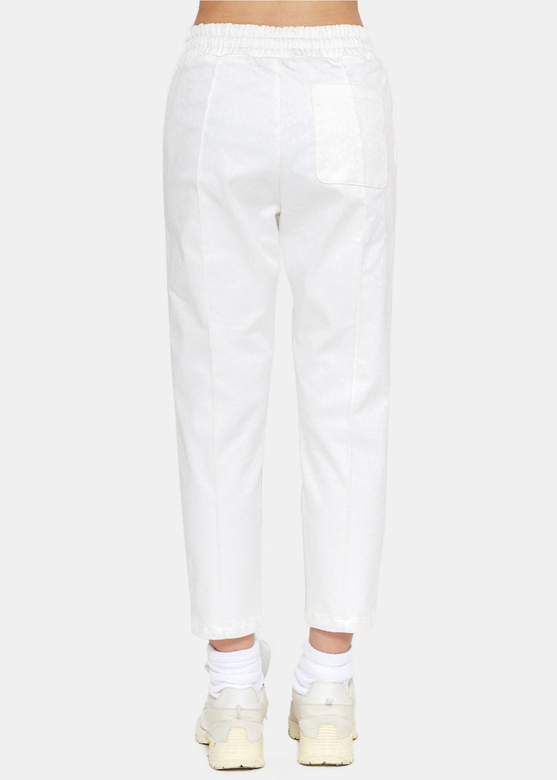 XOXOGOODBOY White Logo Print Pants - NOBLEMARS