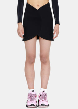Balenciaga Black Circle Miniskirt - NOBLEMARS