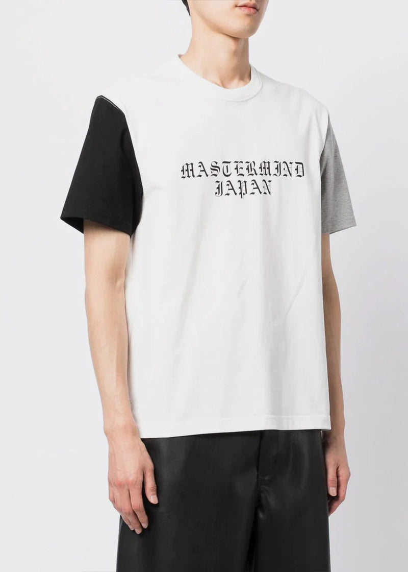 mastermind JAPAN White Colorblock T-Shirt
