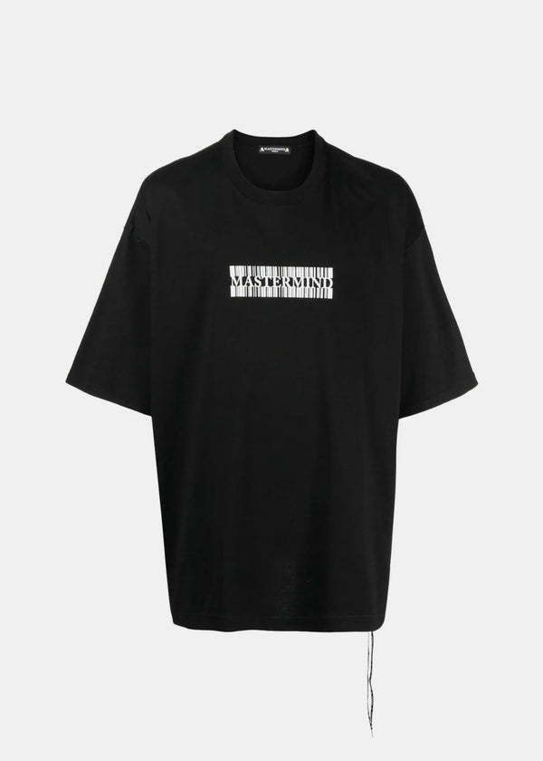 mastermind WORLD Black Barcode T-Shirt - NOBLEMARS