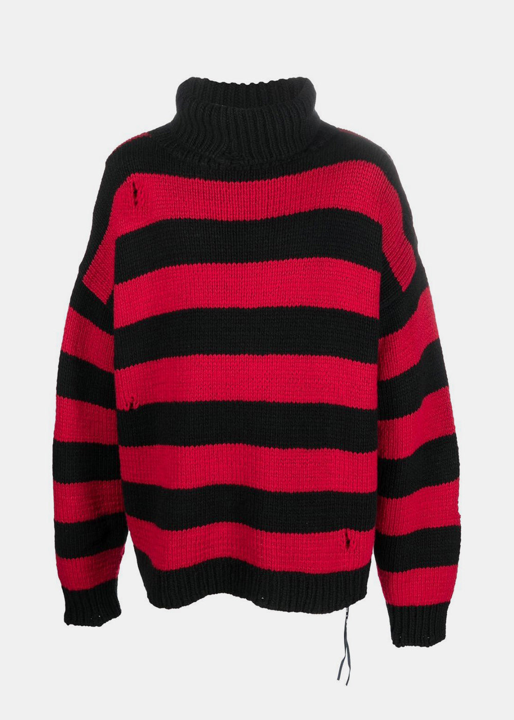 mastermind WORLD Black & Red Cashmere Sweater - NOBLEMARS