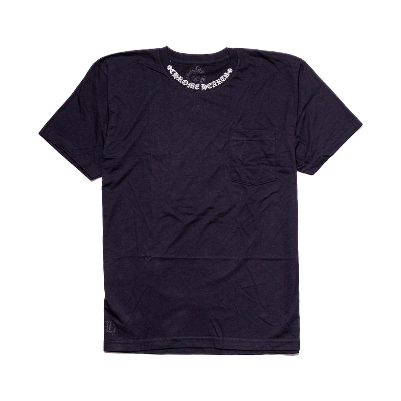 Chrome Hearts Crewneck Logo T-Shirt Black - NOBLEMARS