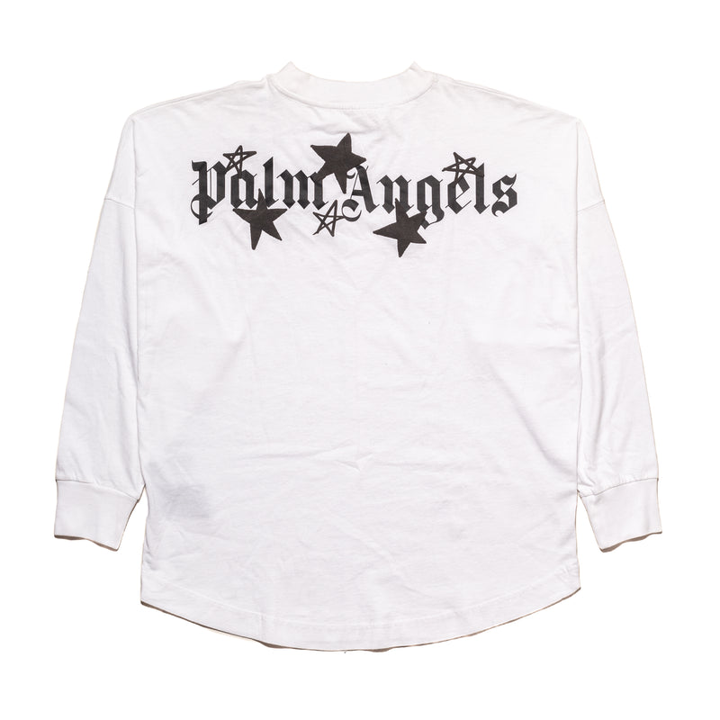 Palm Angels, Shooting stars oversized tee white