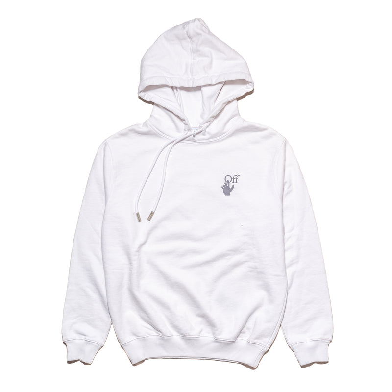 Off-White Muticolor Chine Arrows Hoodie White - NOBLEMARS