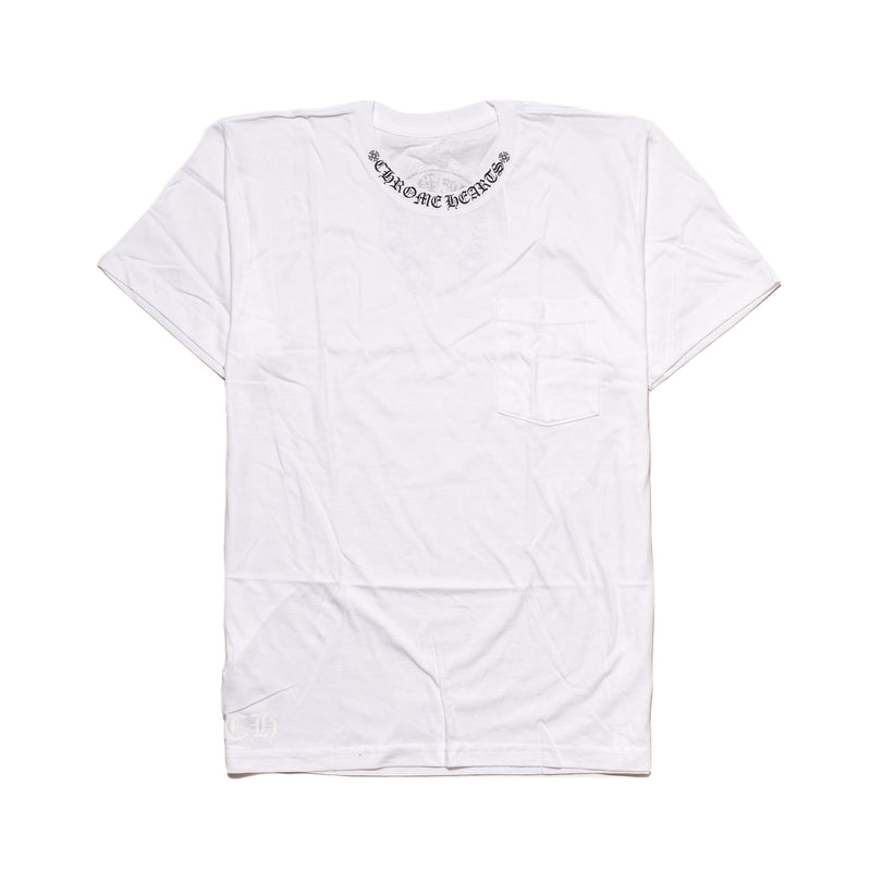 Chrome Hearts Crewneck Logo T-Shirt White - NOBLEMARS