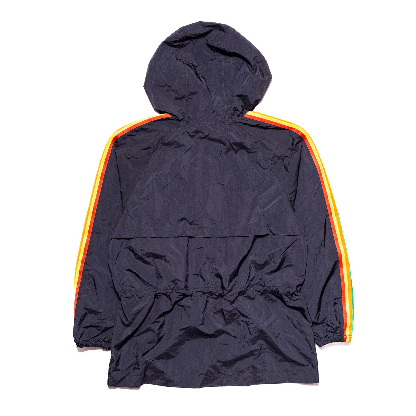 Palm Angels Rainbow Track Windbreaker Black - NOBLEMARS